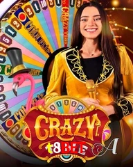 Crazy Time live game no t8bet cassino com entretenimento ao vivo para jogadores do Brasil