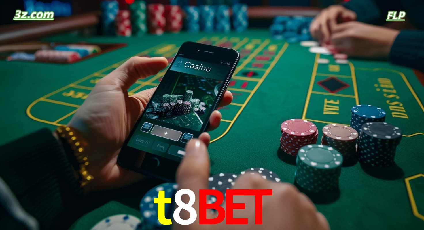 Cassino online t8bet no Brasil com jogos de mesa e apostas pelo celular