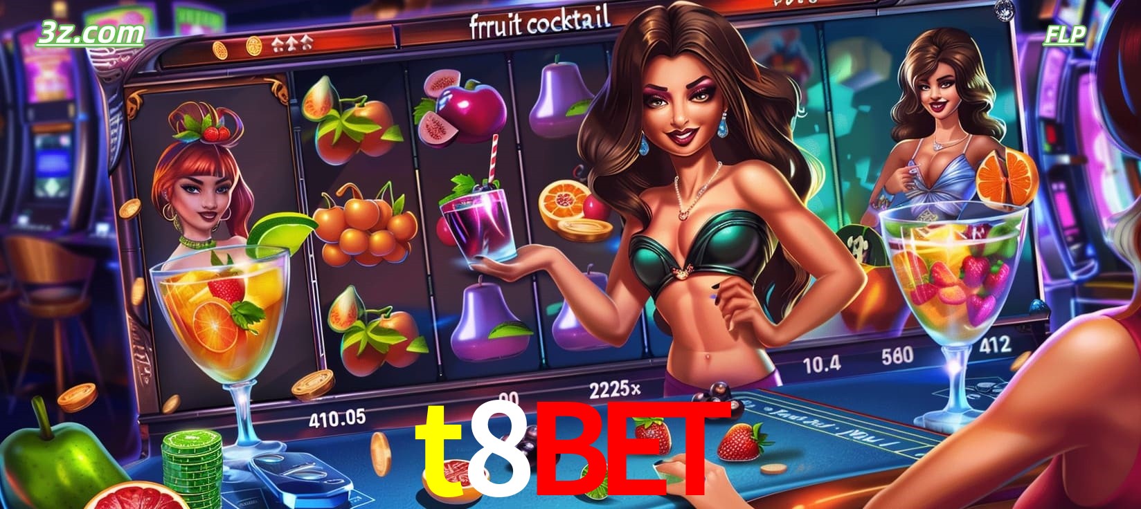 Cassino online t8bet Brasil com slot Fruit Cocktail divertido