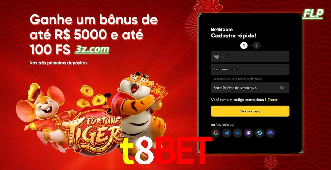 t8bet cassino Brasil bônus de boas-vindas até R$5000 e 100 free spins